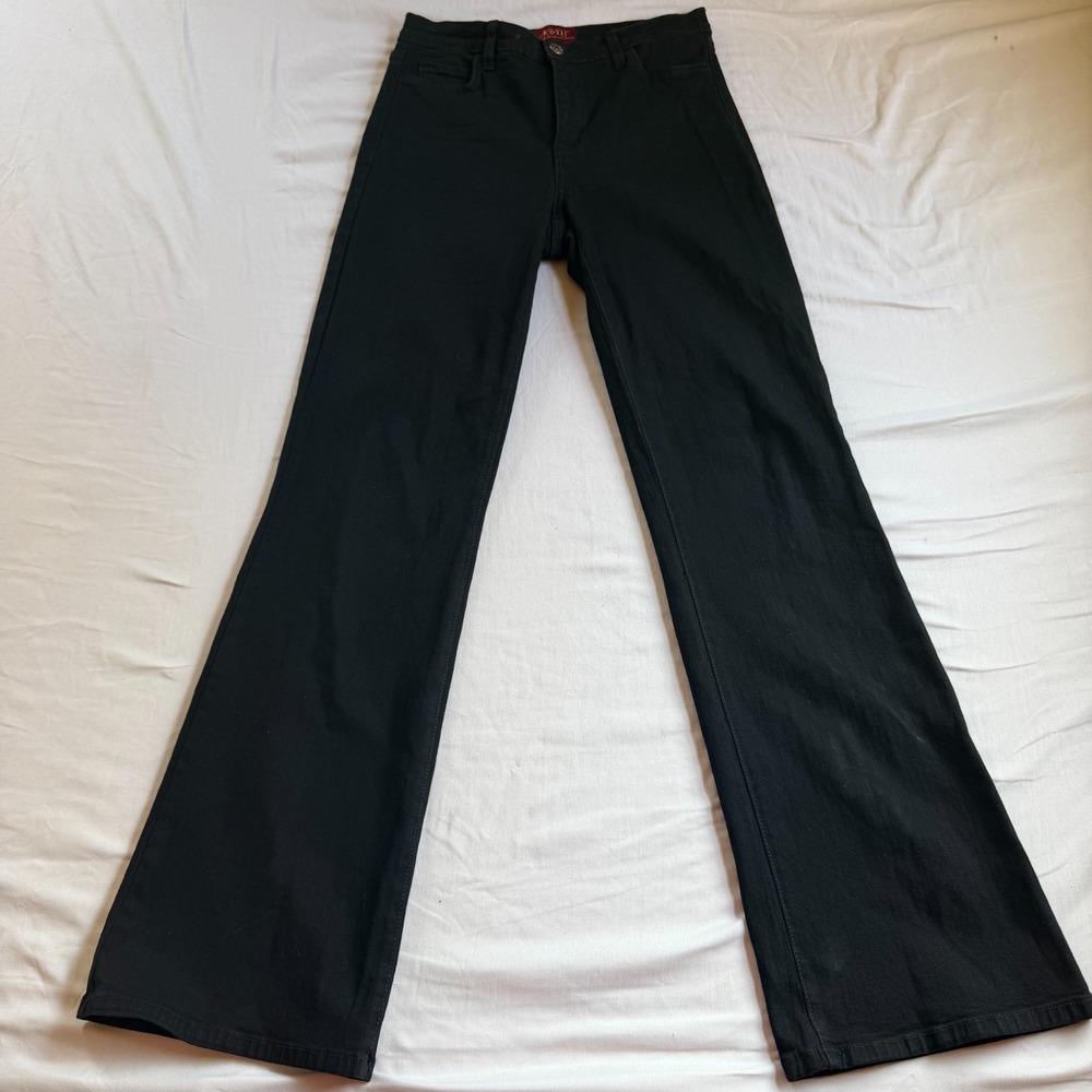 NYDJ Jeans Women's 2 Skinny Black Stretch 28x30 Not Your Daughter's Jeans USA